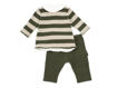 Immagine di Coccodè completo in caldo jersey verde bosco C58304-49 tg 3 mesi