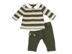 Immagine di Coccodè completo in caldo jersey verde bosco C58304-49 tg 3 mesi