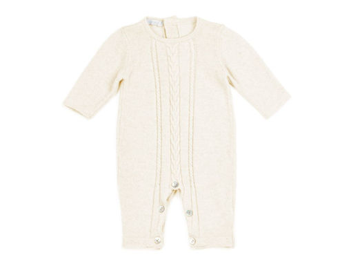 Immagine di Coccodè tutina in tricot panna C58619-1 tg 1 mese - Tutine
