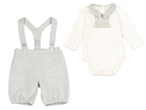Immagine di Coccodè completo bloomers in flanella e body camicia interlock carta zucchero tg 9 mesi - Vestiti