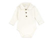 Immagine di Coccodè body camicia in interlock con profilo panna-panna C58109-1 tg 1 mese