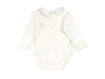Immagine di Coccodè body camicia in interlock colletto con profilo panna-panna C58116-1 tg 1 mese