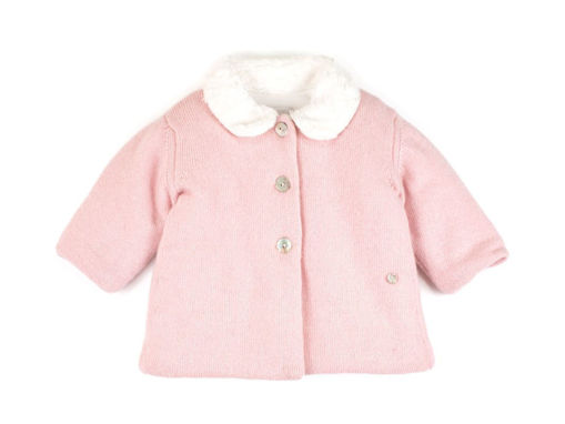 Immagine di Coccodè cappottino in tricot rosa C58363-2 tg 3 mesi - Giubbini