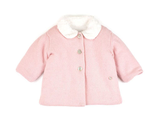 Immagine di Coccodè cappottino in tricot rosa C58363-2 tg 3 mesi - Capi spalla