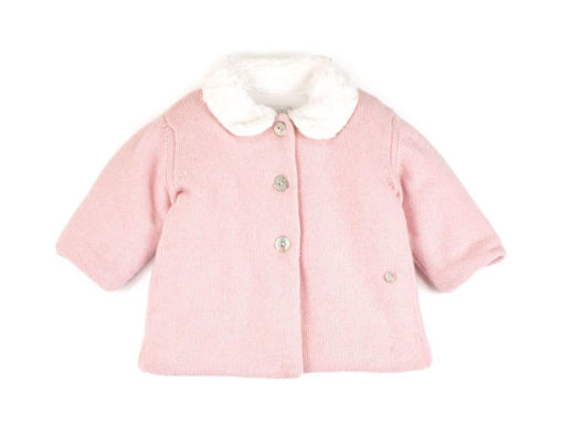 Immagine di Coccodè cappottino in tricot rosa C58363-2 tg 6 mesi - Giubbini