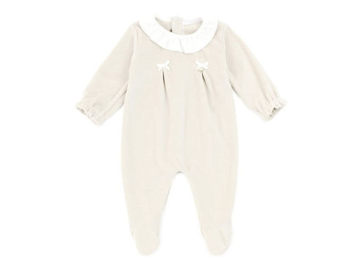 Coccod tutina in ciniglia panna C58003 1