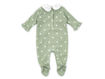 Immagine di Coccodè tutina in jacquard con colletto in twill verde aloe C58031-54 tg 1 mese