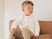 Immagine di Bamboom camicia collo coreano off white 408AI-71 tg 6 mesi