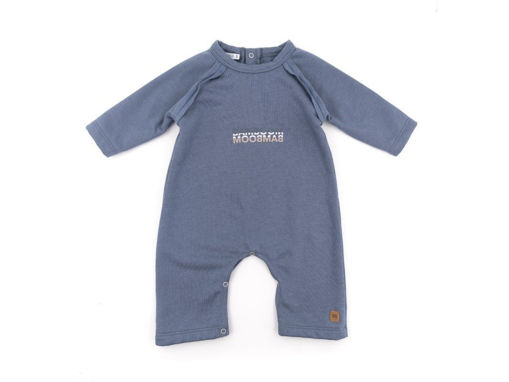 Immagine di Bamboom tutina reglan con logo jeans blue 497-74 tg 1 mese - Tutine