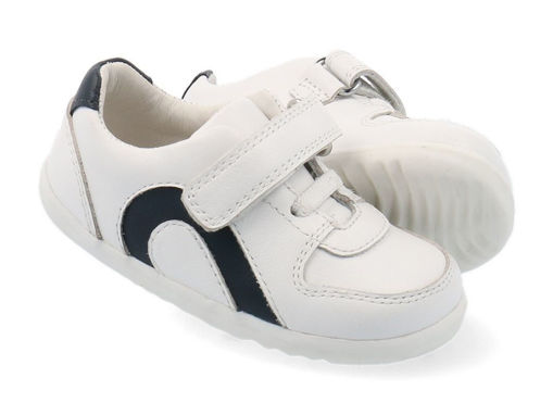 Immagine di Bobux scarpa Step Up Comet white-navy 734602 tg 19 - Scarpine neonato