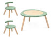 Immagine di Stokke tavolo + 2 sedie MuTable V2 Verde Trifoglio - Centri attività