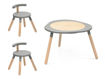 Immagine di Stokke tavolo + 2 sedie MuTable V2 Storm Grey - Centri attività