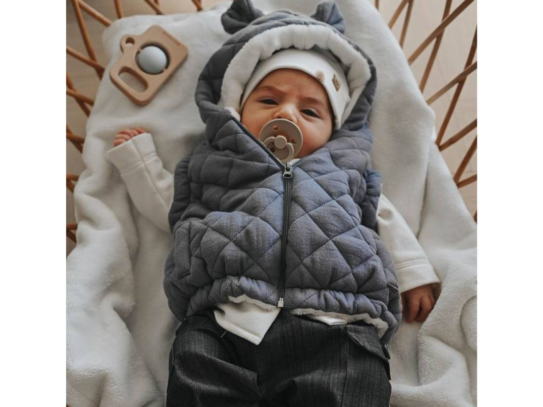 Gilet In Piuma Senza Maniche Con Cappuccio E Orecchie Da Orso - Per Neonato E Bambina, Taglia 140, Stile Casual - Foto 8