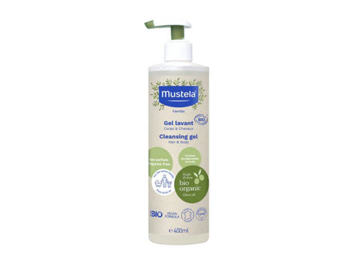 Immagine di Mustela gel detergente certificato Bio 400 ml - Creme bambini