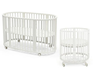 Immagine di Stokke culla Sleepi + materasso + estensione lettino bianco - Lettini