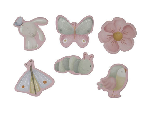 Immagine di Little Dutch puzzle 6 in 1 Flowers and Butterflies - Educativi