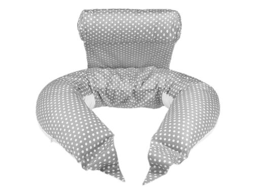 Immagine di Koala Babycare cuscino gravidanza e allattamento Hugs Plus grigio - Cuscini allattamento