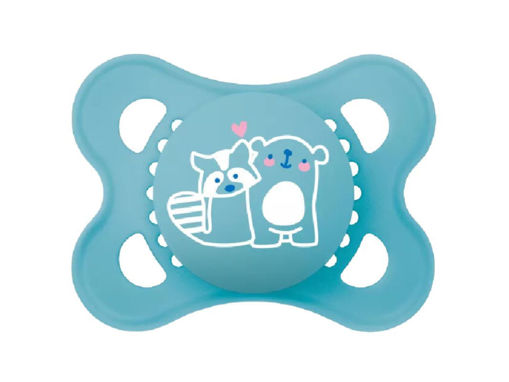 Ciuccio MAM Original Set 2 Pezzi - Silicone SkinSoft, 0-6 Mesi, Pinguino/Balena - Foto 5
