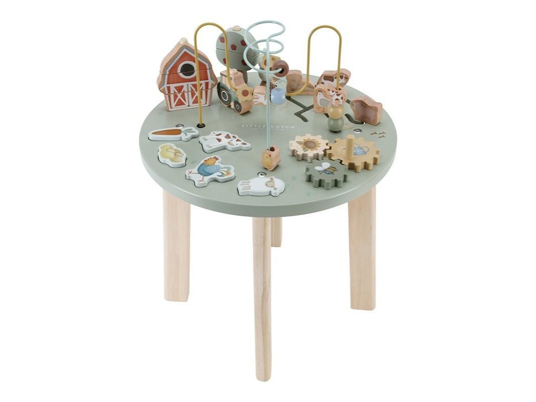 Activity Table, Tavolino multiattività in legno, Little Dutch – Pisoli e  Pannoli