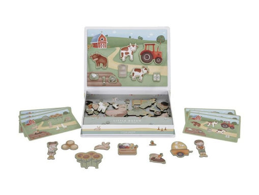 Immagine di Little Dutch tabellone da gioco magnetico Little farm - Educativi