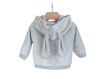 Immagine di Bamboom cardigan con orecchie in velluto grigio ghiaccio 651 tg 1 mese