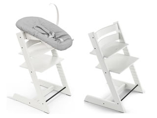 Immagine di Stokke Tripp Trapp bianco con Newborn Set V2 - Seggioloni pappa