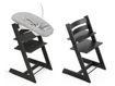 Immagine di Stokke sedia Tripp Trapp in rovere nero con Newborn Set V2 - Seggioloni pappa