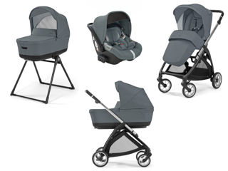 Immagine di Inglesina Sistema Quattro Electa + Darwin i-Size union grey 2024 - Passeggini trio e duo