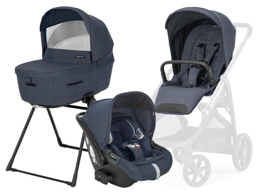 Immagine di Inglesina Sistema Quattro Aptica Darwin Recline senza telaio resort blue 2024 - Navicelle Inglesina