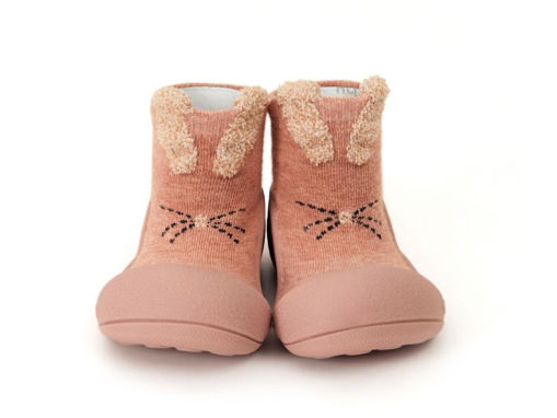 Immagine di Attipas scarpa Coniglio rosa tg 19 - Scarpine neonato