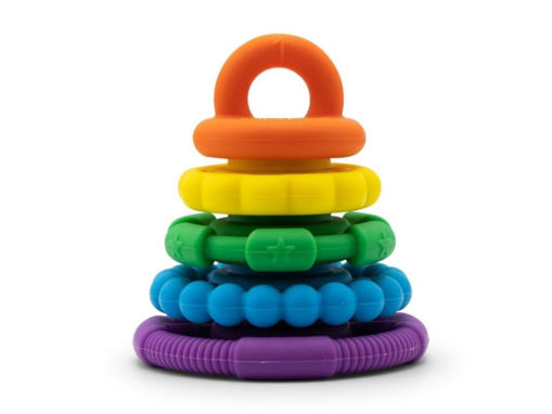 Immagine di Jellystone gioco impilabile e dentaruolo rainbow - Educativi