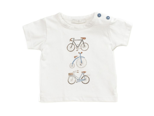 Immagine di Coccodè t-shirt biciclette bianco-cielo C59178 tg 6 mesi - Maglie