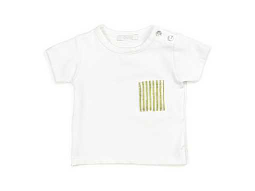 Immagine di Coccodè t-shirt bianco-verde foglia C59192 tg 12 mesi - T-Shirt e Top