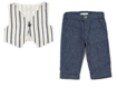 Immagine di Coccodè completo pantaloni e gilet misto lino C59356+C59320 tg 6 mesi