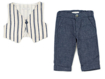 Immagine di Coccodè completo pantaloni e gilet misto lino C59356+C59320 tg 9 mesi - Tutine
