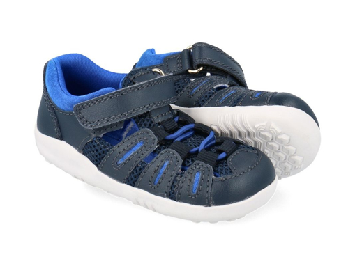 Immagine di Bobux scarpa Step Up Summit navy+snorkel blue 731612 tg 19 - Scarpine neonato