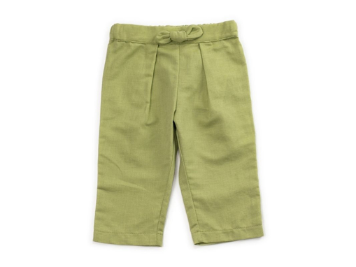 Immagine di Coccodè pantaloni chinos in misto lino verde foglia C59272 tg 6 mesi - Pantaloni
