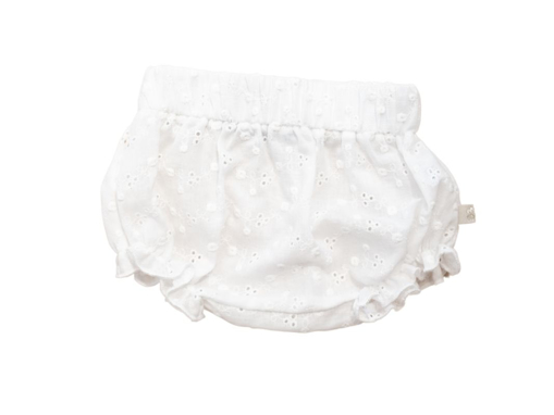 Immagine di Bamboom pantaloncino copri pannolino bimba off white 566 tg 1 mese - Pantaloni