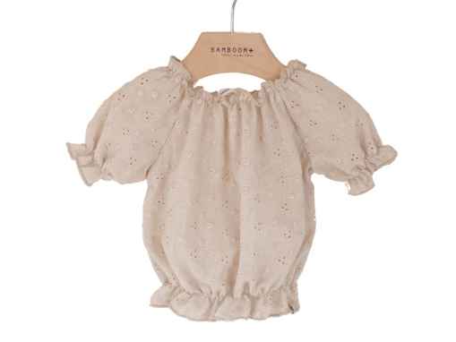 Immagine di Bamboom maglietta maniche corte sangallo sabbia 583 tg 9-12 mesi - Maglie