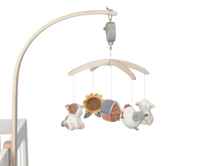 Immagine di Little Dutch giostrina musicale in legno Little Farm - Giostrine e carillon