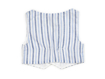 Immagine di Coccodè gilet cotone-lino regimental C59321 tg 6 mesi