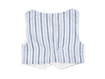 Immagine di Coccodè gilet cotone-lino regimental C59321 tg 24 mesi