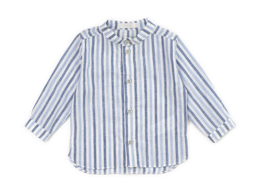 Immagine di Coccodè camicia cotone-lino regimental C59122 tg 6 mesi - Maglie