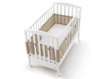 Immagine di Italbaby paracolpi traspirante per lettino Air Tech 3D tortora