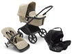 Immagine di Bugaboo trio Fox Cub sistema modulare black/desert beige-desert beige