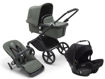 Immagine di Bugaboo trio Fox Cub sistema modulare black/forest green-forest green - Passeggini trio e duo