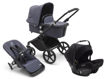 Immagine di Bugaboo trio Fox Cub sistema modulare black/stormy blue-stormy blue - Passeggini trio e duo