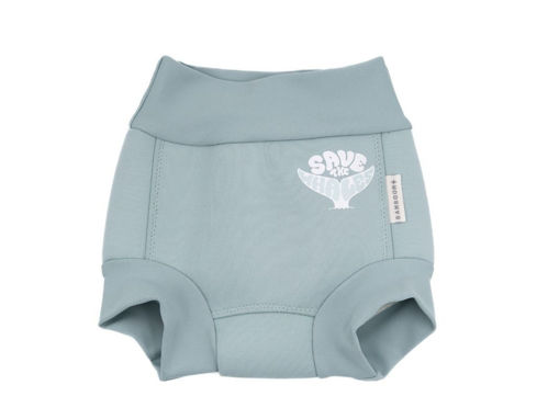 Immagine di Bamboom costume pannolino contenitivo UV50+ in neoprene bimbo logo safe the whale 721 tg 3-6 mesi - Costumi