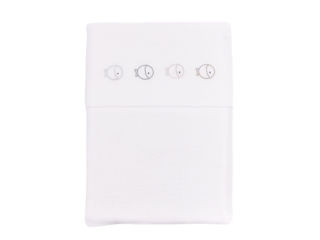 Immagine di Bamboom set lenzuola lettino fishes 110 x 140 cm - Corredino nanna