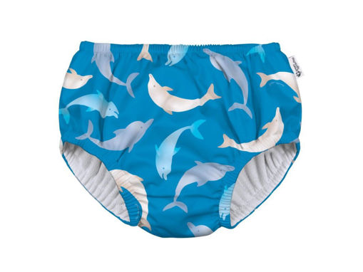 Immagine di Green Sprouts costume contenitivo Eco pull-up Marine Blue Dolphins tg 12 mesi - Costumi